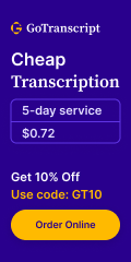 GoTranscript - fast affordable transcription