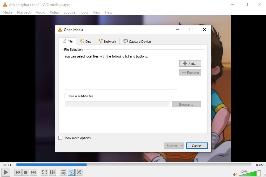 how to add subtitles in vlc permanently